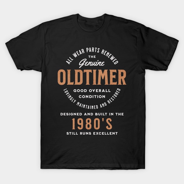 The genuine oldtimer, designed and built in the 1980's T-Shirt by Pflugart